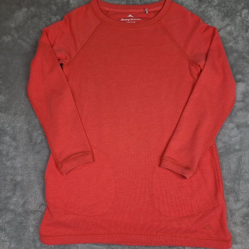 Tommy Bahama Coral Sun‎ Fade Crew Sweatshirt -Womens sz XXS Pink
